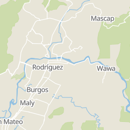 Map Of Rodriguez Rizal Cainta Rizal Wind And Weather Statistics — Windy.app